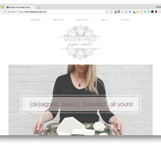 TheChatterBox Guys Web Design: Modern Press Paper Studio